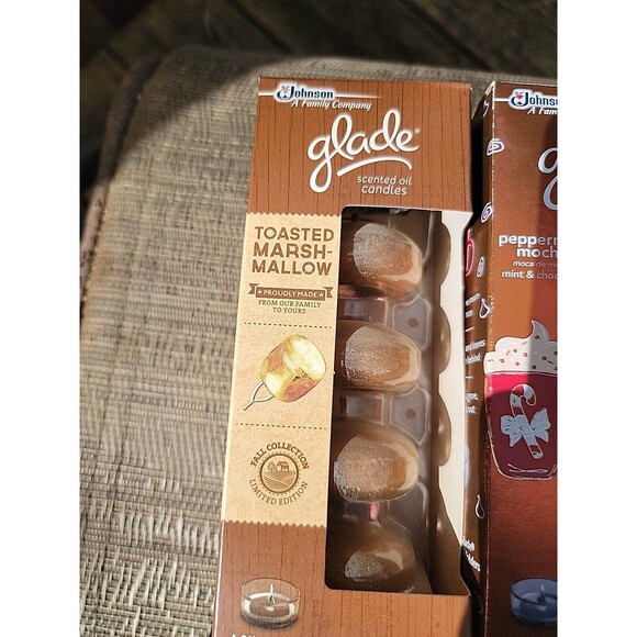 Glade Scented Oil Candles Assorted 4 Open 4 Sealed Discontinued - Picture 4 of 16